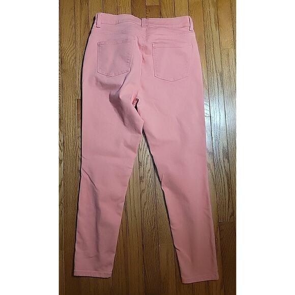 Talbots Simply Flattering Collection Denim Jean Jegging Size 10 Pink - Picture 7 of 10